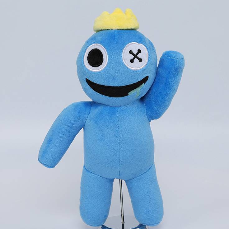 Búp Bê Nhồi Bông Hình Roblox Màu Cầu Vồng / Xanh Lá / Đỏ / Vàng / Xanh Lá Độc Đáo Trang Trí Nhà