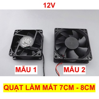 Quạt làm mát nhỏ 7025 8025 7cm 8cm không chổi than - LK0374