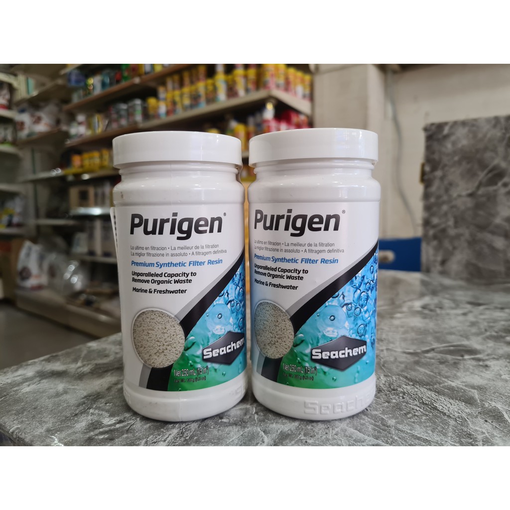 Seachem Purigen hũ 250ml vật liệu lọc ca o cấp nhập khẩu Mỹ