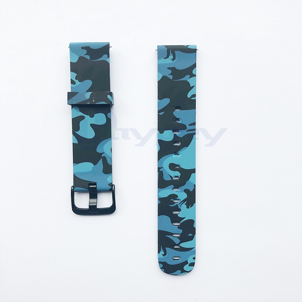 Dây Đeo Silicon Mềm Họa Tiết Rằn Ri Cho Đồng Hồ Thông Minh for Xiaomi Amazfit GTS / GTS 3 2 2e 2Mini