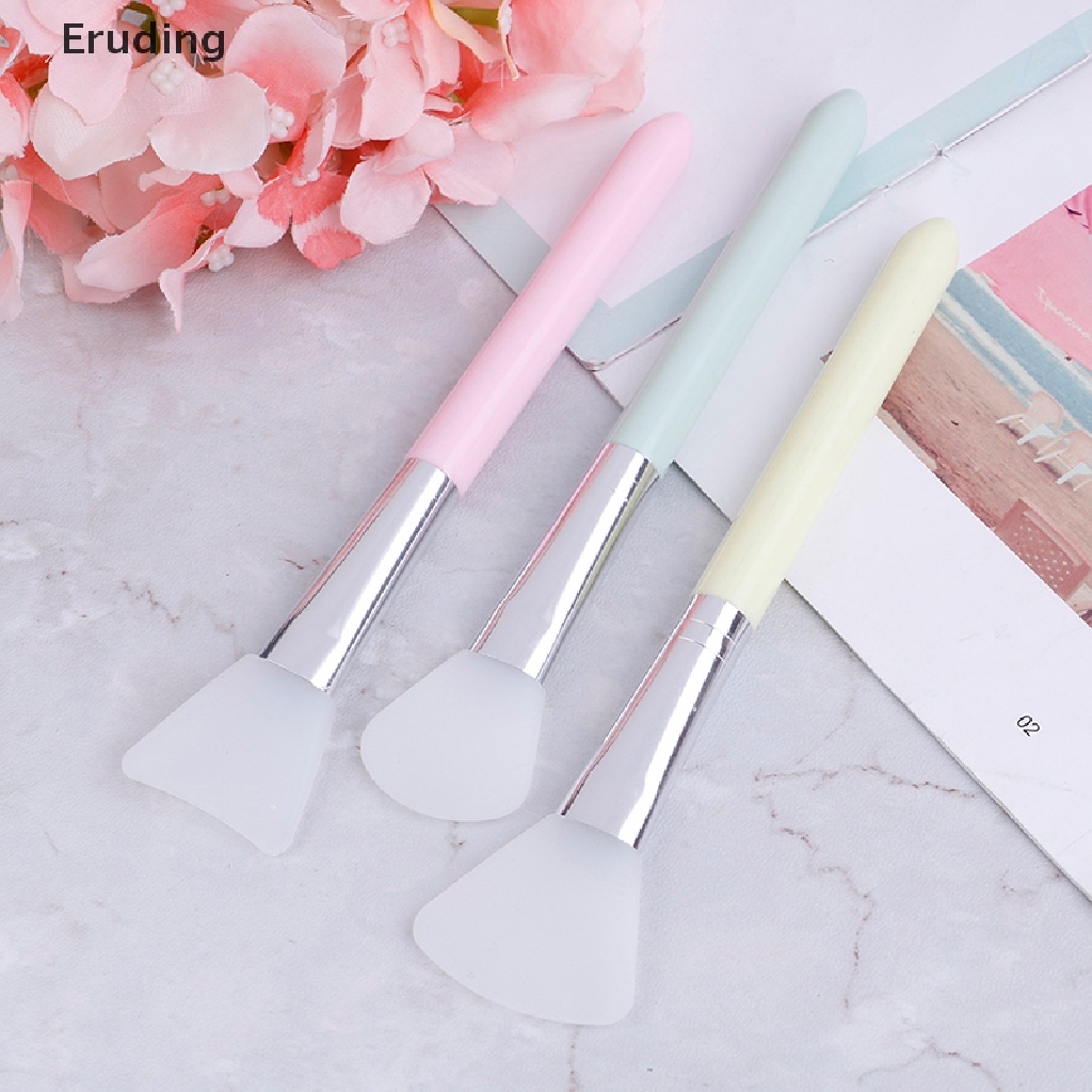Cọ Quét Mặt Nạ Đầu Phẳng Bằng Silicone Tiện Dụng