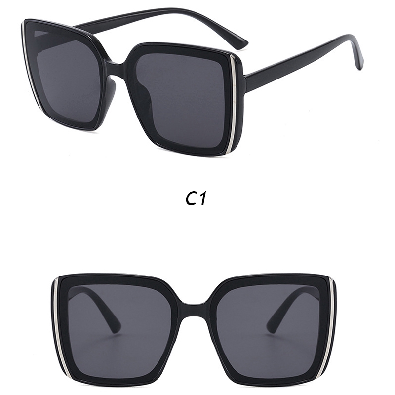 Kính mát gọng vuông chống tia UV thời trang sành điệu