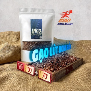 Gạo lứt rong biển sấy 220G Làng Ăn Vặt, đồ ăn vặt Đà Lạt thơm ngon bổ rẻ