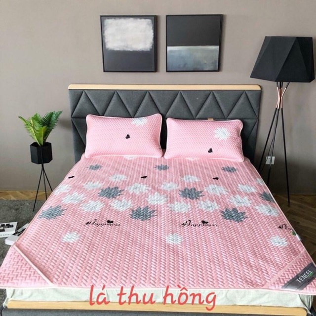 Chiếu thảm đièu hoà Tencel Lá Thu Hồng