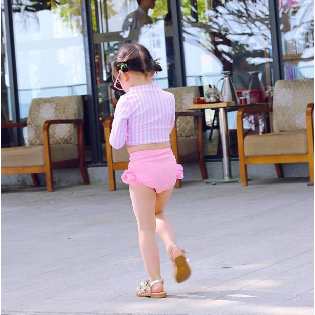 Bikini - Set đồ bơi bé gái dài tay ROLA siêu đẹp