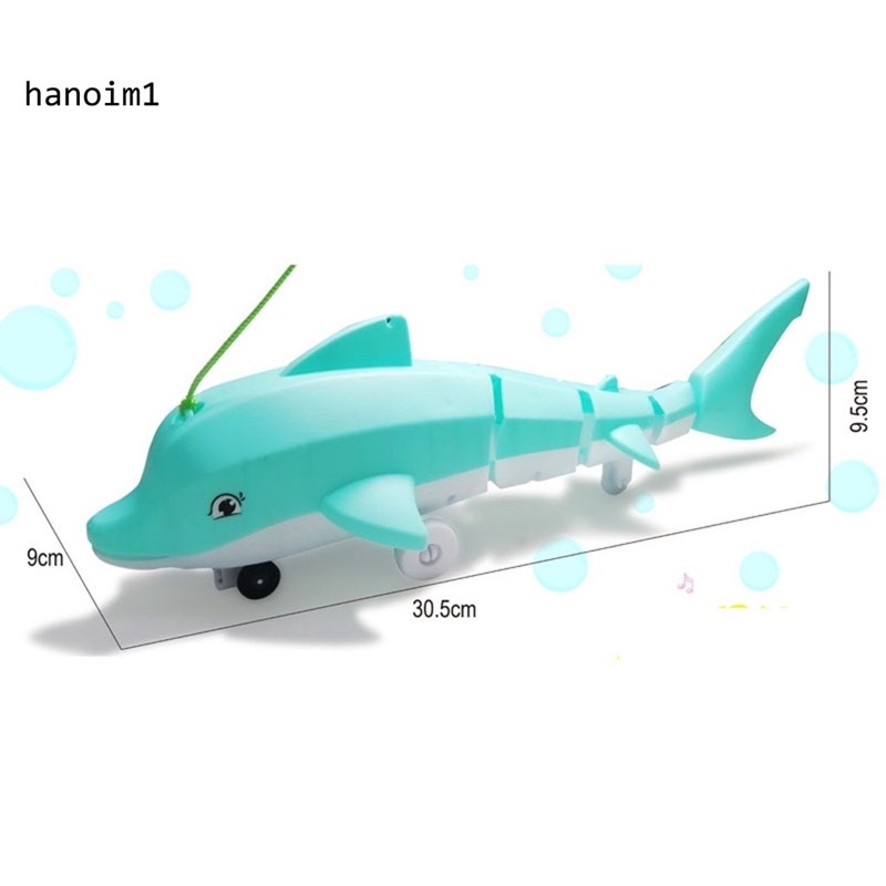 [CÓ ĐÈN NHẠC] Đồ chơi cá heo chạy pin hát baby shark cho bé