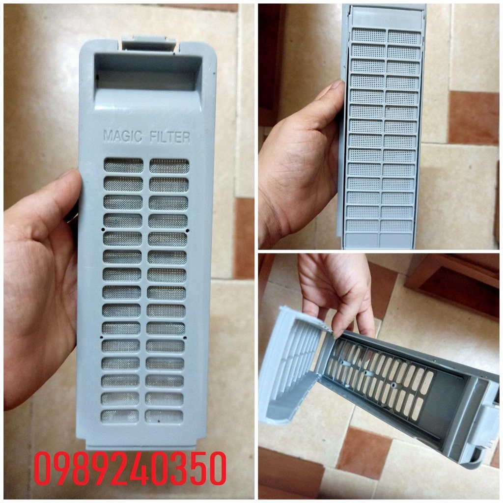 Lọc nhựa máy giặt Samsung 6,4cm x 19,7cm chính hãng