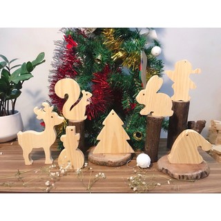 Đồ chơi cho bé - gỗ tô màu sáng tạo tăng trí tưởng tượng ( Tặng Bộ Màu nước Kèm Cọ Vẽ )