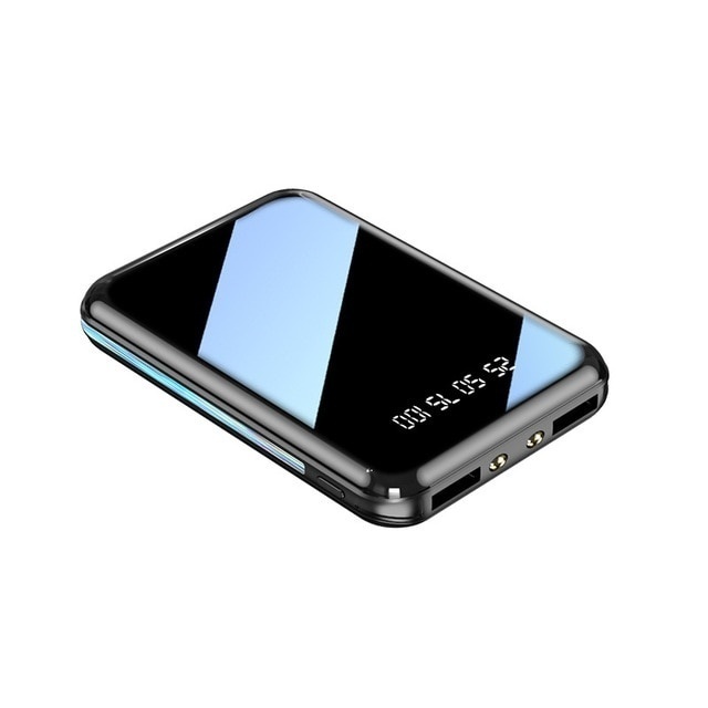 Pin sạc dự phòng Siêu mỏng Mini 50000mAh Pin 2 USB đầu ra cho điện thoại máy tính bảng