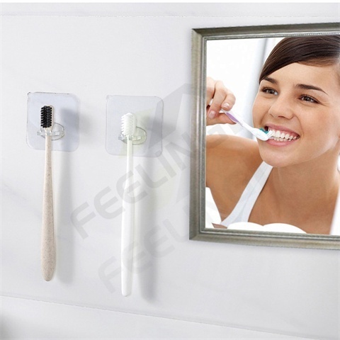 FEELING  Giá Đỡ Bàn Chải Đánh Răng Dán Tường Tiện Lợi