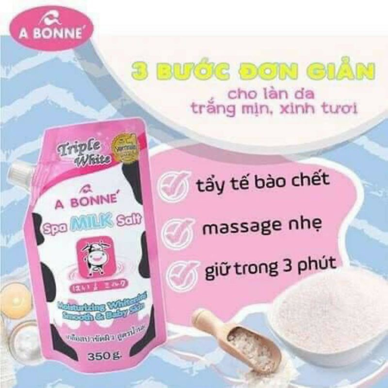 MUỐI TẮM SỮA BÒ TẨY TẾ BÀO CHẾT