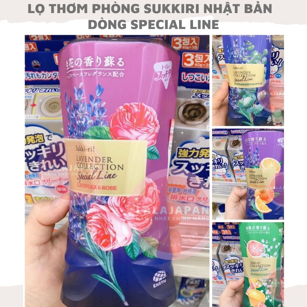 Lọ thơm phòng Sukkiri Special Line Nhật Bản làm thơm nhà