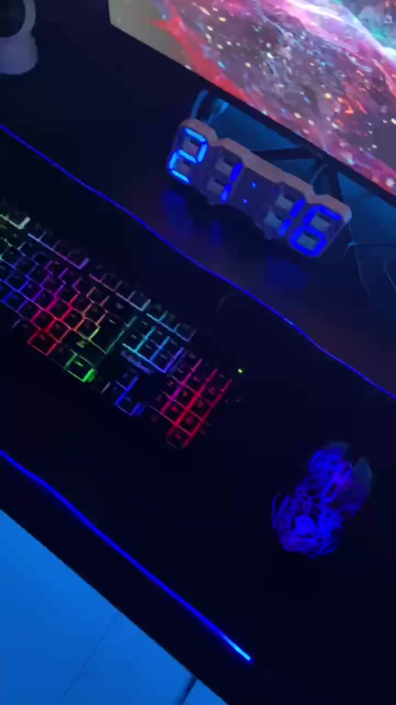 Combo Bàn Phím Chuột Gaming LED Cầu Vồng Giả Cơ Cao Cấp Hỗ Trợ Chơi Game LMHT / Đột Kích K4 + V5 đen | BigBuy360 - bigbuy360.vn