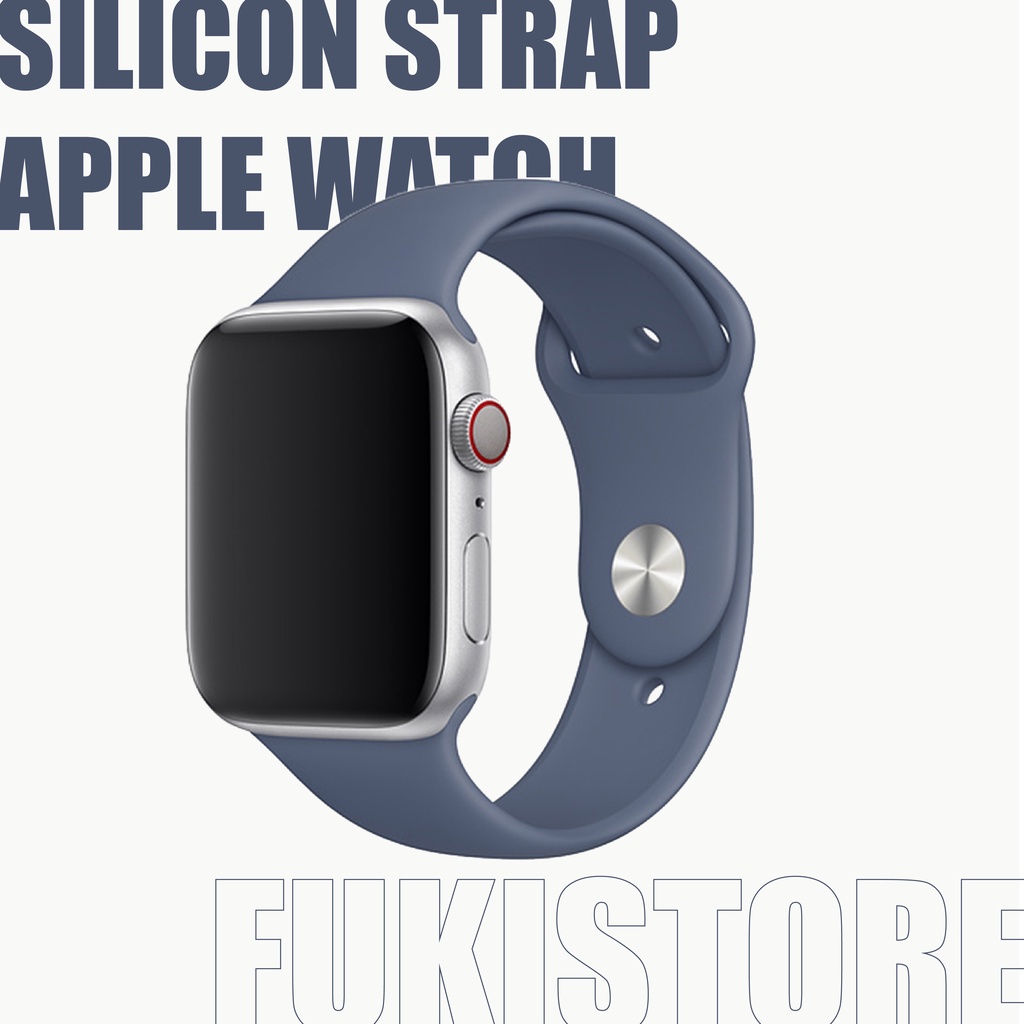 Dây đeo Apple Watch Sport Band Silicon cao cấp size  38mm, 40mm, 41mm, 42mm, 44mm và 45mm