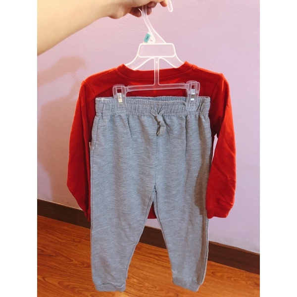 Set bộ nỉ nguyên móc bé trai bé gái 3 màu du xịn