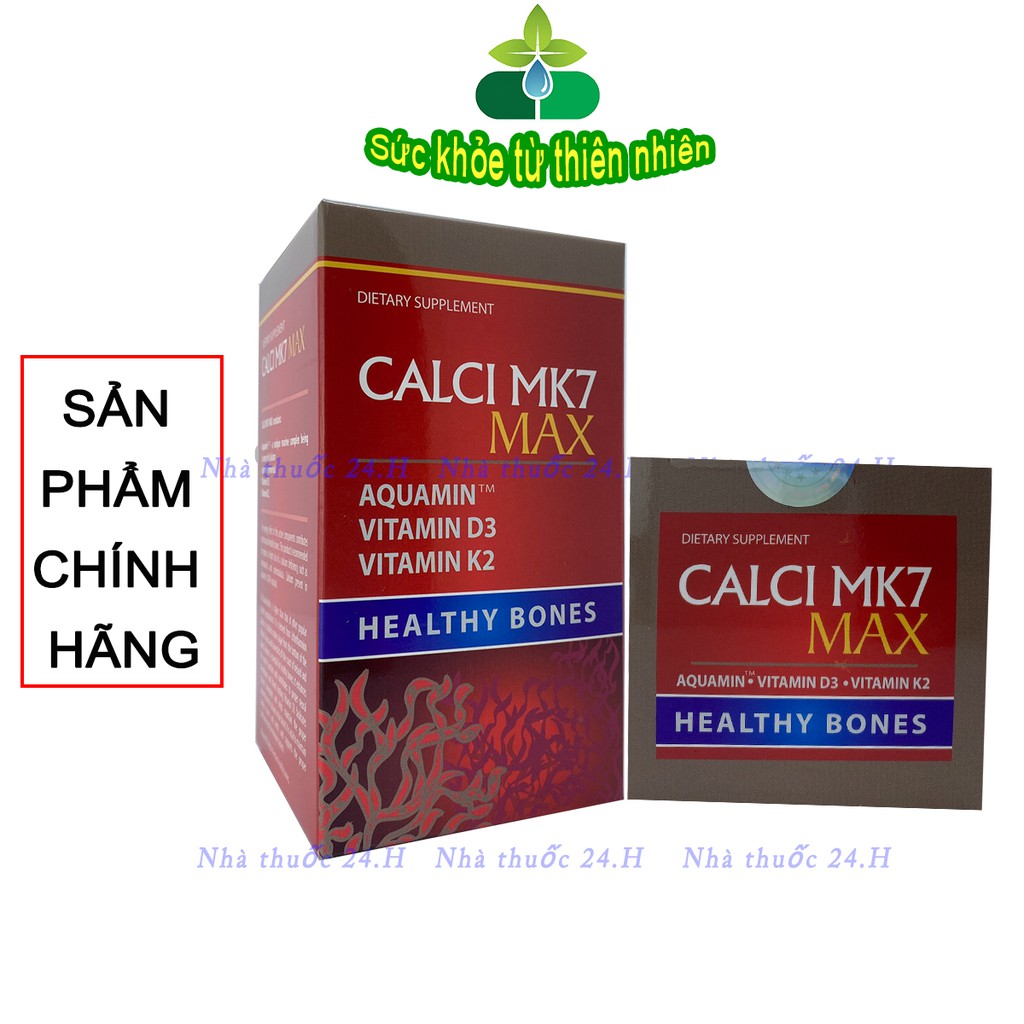 Calci MK7 Max.Bổ Sung Canxi Tảo Đỏ Tự Nhiên Giúp Phát Triển Chiều Cao,Loãng Xương