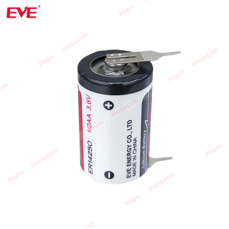 Pin EVE ER14250 3.6V 1/2AA 1200mAh PLC Delta, pin nhiệt kế ẩm