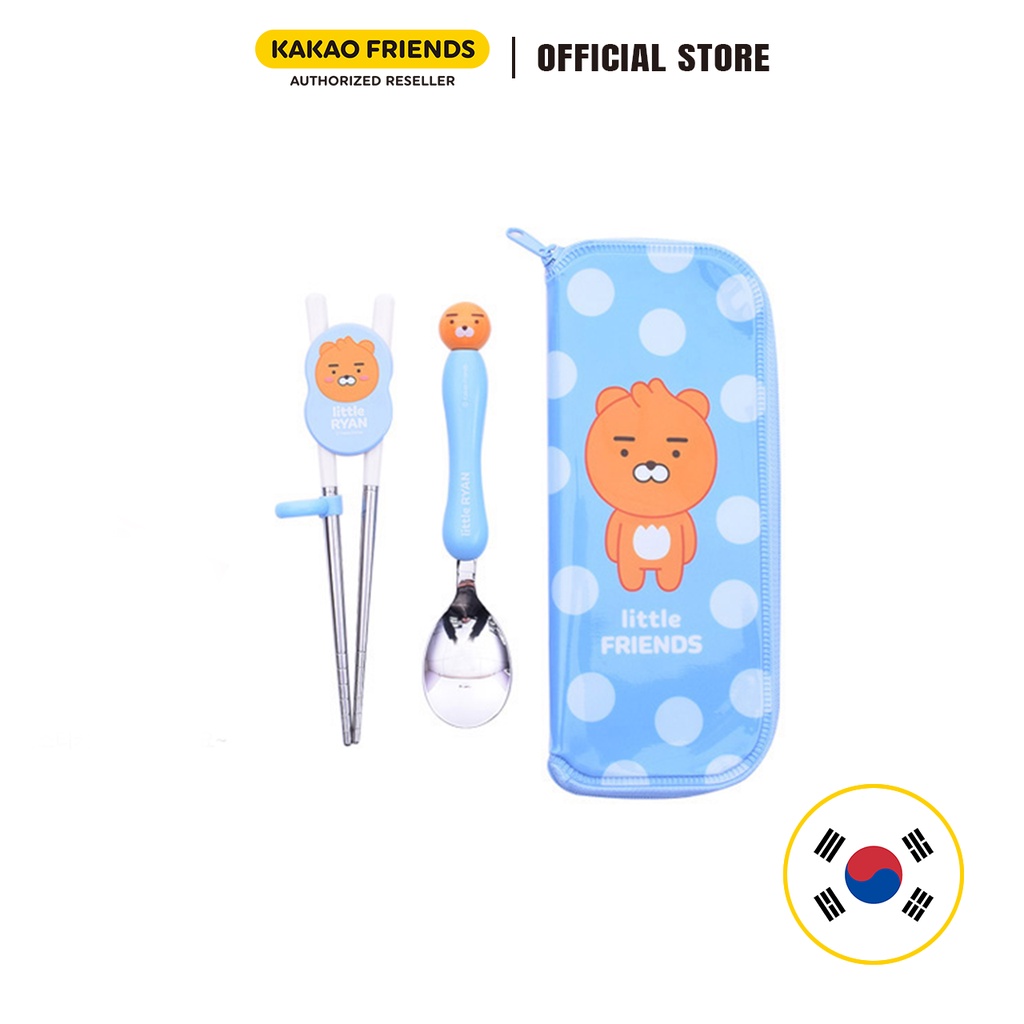Set Thìa Đũa Cho Bé Kakao Friends Little Ryan