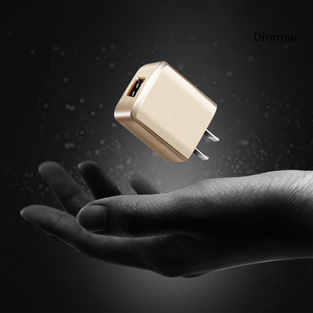 Cốc Sạc Điện Thoại Hai Cổng Usb Màu Trơn