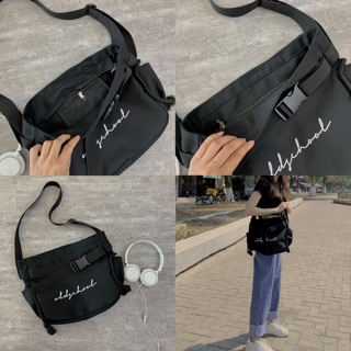 TÚI ĐEN CÀI OLDSCHOOL (có sẵn/ảnh thật)