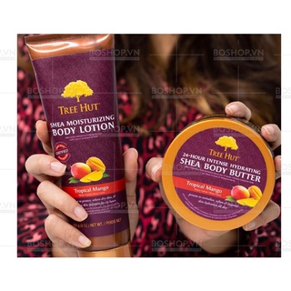 SỮA DƯỠNG THỂ TREE HUT SHEA MOISTURIZING LOTION - 3 MÙI