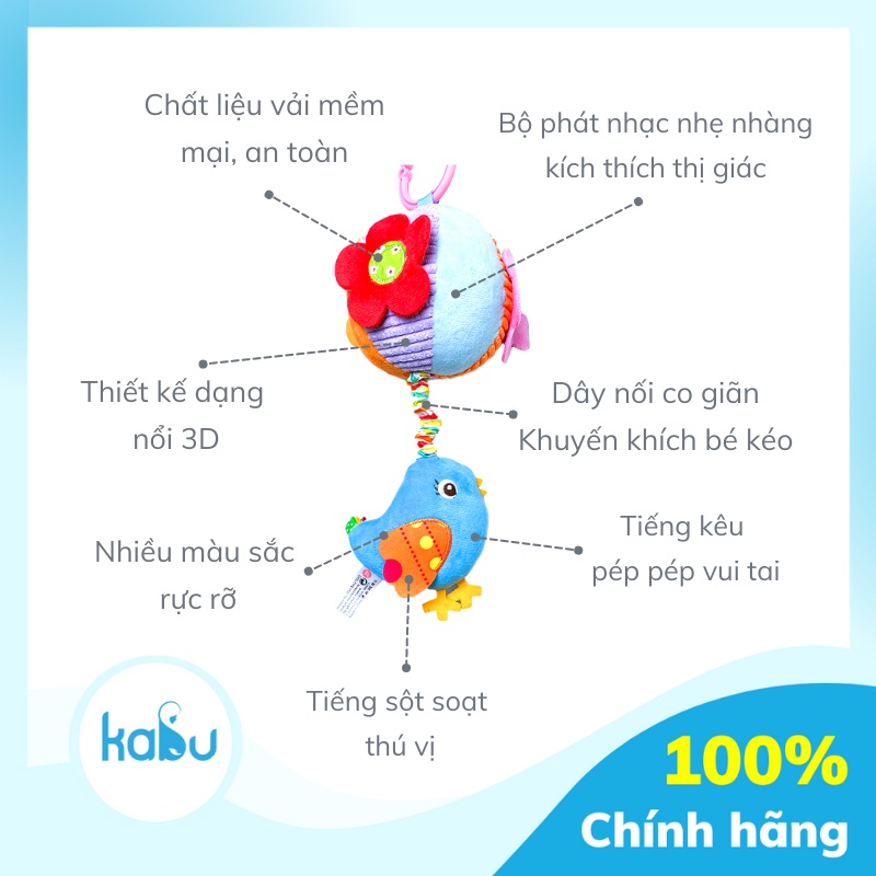 KABU - Đồ Chơi Treo Cũi Phát Triển Đa Giác Quan Cho Bé Từ 0-6 Tháng Tuổi, Đom Đóm Phát Triển Đa Xúc Giác Cho Bé Từ 0-6 T