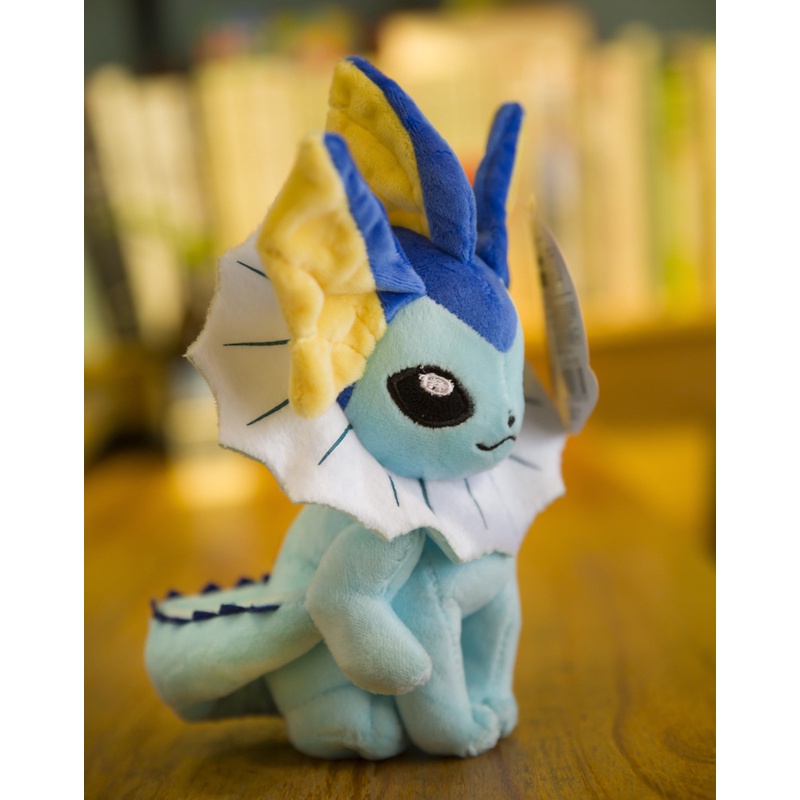 THÚ BÔNG POKEMON EEVEE  HỆ NƯỚC VAPOREON  HÀNG CHÍNH HÃNG POKEMON CHUẨN ĐẸP TỪNG CM