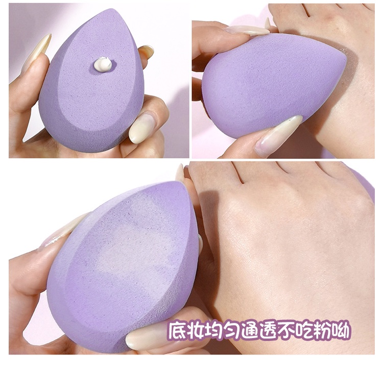 Set 8 Bông Mút Trang Điểm Hình Trứng Trang Điểm Tiện Lợi