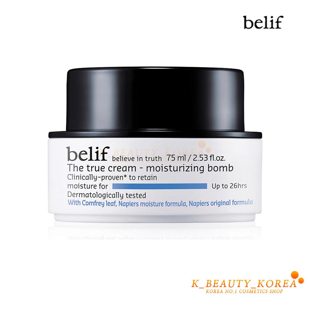 [belif] Kem dưỡng ẩm The true cream - Moisturizing Bomb cho làn da mềm mịn hiệu quả