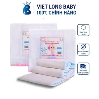 Khăn tắm xô 2 lớp/4 lớp/6 lớp xuất Nhật in hình, siêu mềm, an toàn với da bé