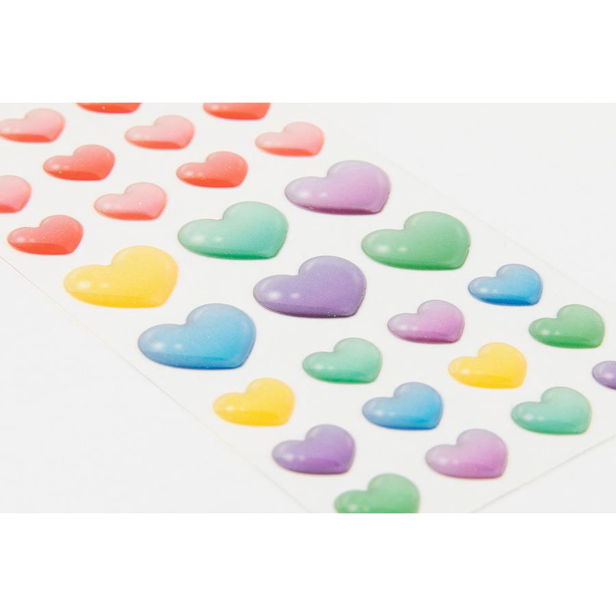 Sticker Nhựa Nổi ARTBOX Hàn Quốc Hình Trái Tim Nhiều Kích Cỡ
