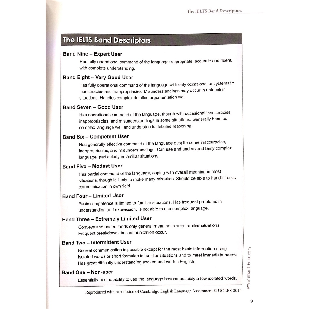 Sách IELTS Test Practice Book