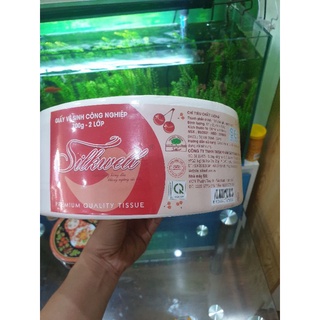 Giấy vệ sinh công nghiệp cuộn lớn SILKWELL 700g hàng chính hãng cao cấp (có xuất hóa đơn VAT cho các KH có nhu cầu)