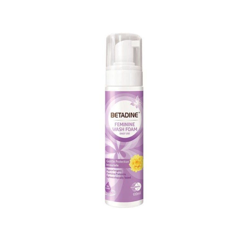 Bọt vệ sinh phụ nữ Betadine Gentle Protection - chai 100ml
