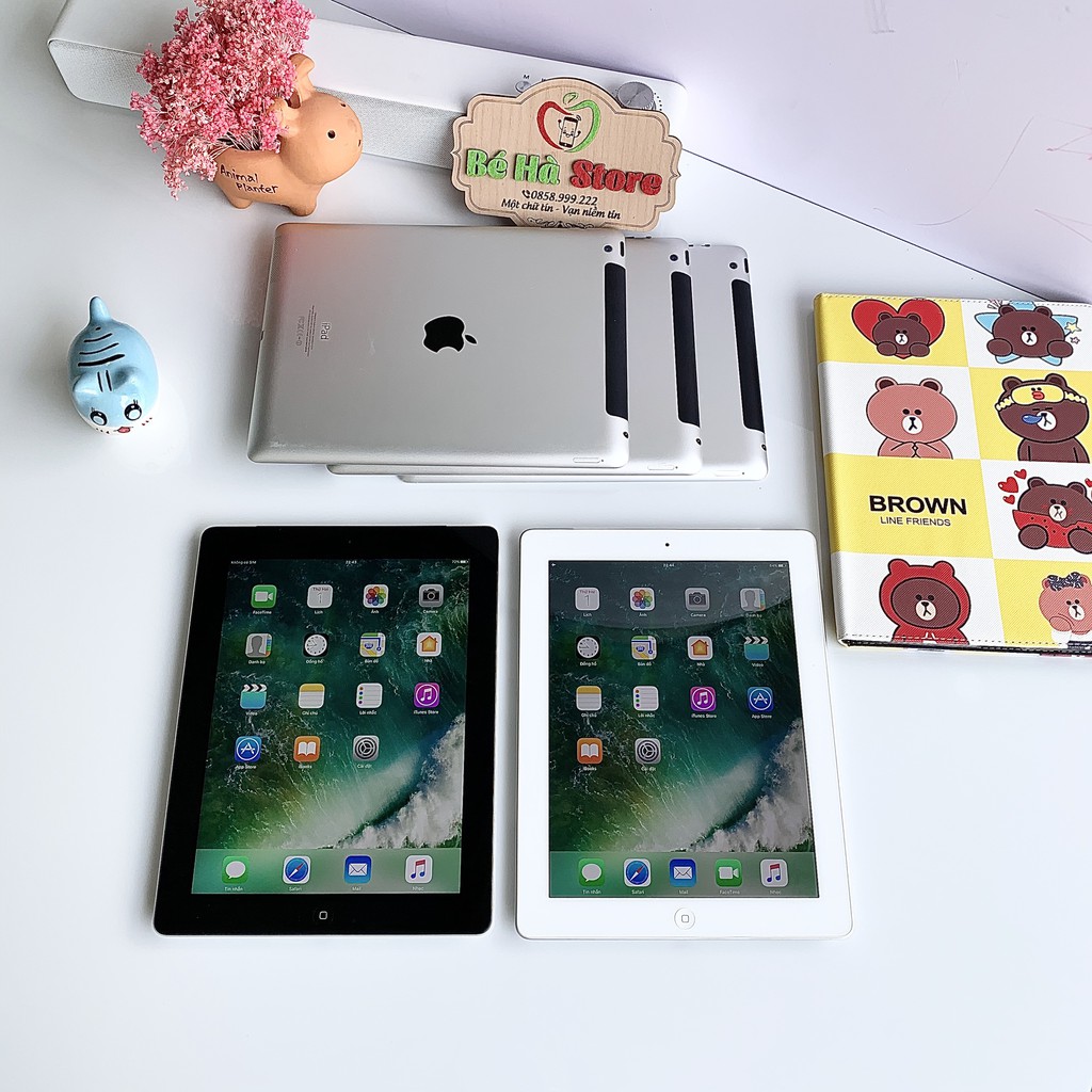 Máy Tính Bảng iPAD 4 - 16Gb (4G + Wifi) - Màn Rentina Đẹp - Pin Cực Khỏe - Loa To - Tặng Đủ Phụ Kiện Đi Kèm | BigBuy360 - bigbuy360.vn
