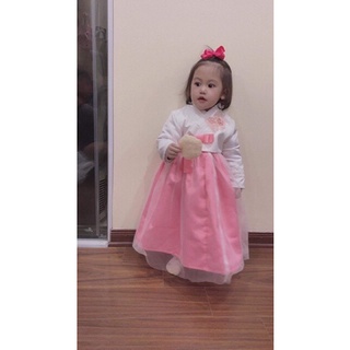 bộ váy hanbok cho bé( ảnh thật)