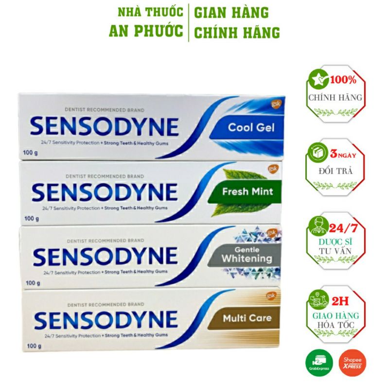 Kem Đánh Răng SENSODYNE Thái Lan  ⚡ GIÁ TỐT NHẤT  ⚡Giảm Ê Buốt Thơm Miệng