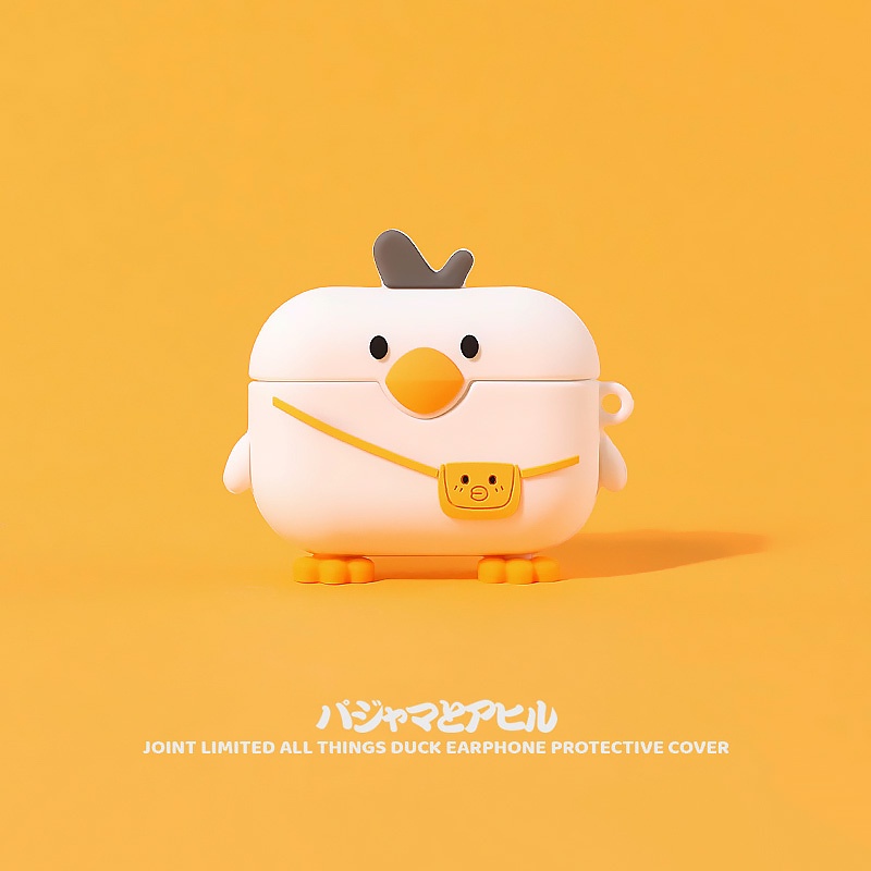 Vỏ bọc hình thú cưng dễ thương bảo vệ hộp sạc tai nghe không dây airpods 1 2 3 pro in