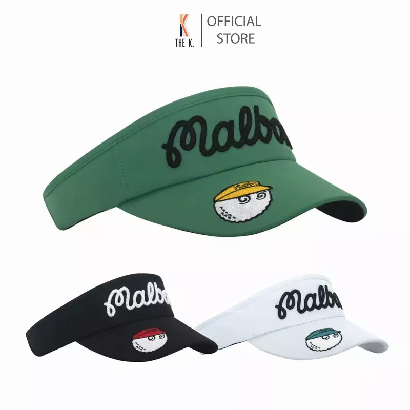 Mũ Golf Lưỡi Trai Mal.bon Thêu Hình Unisex Thời Trang - Hat