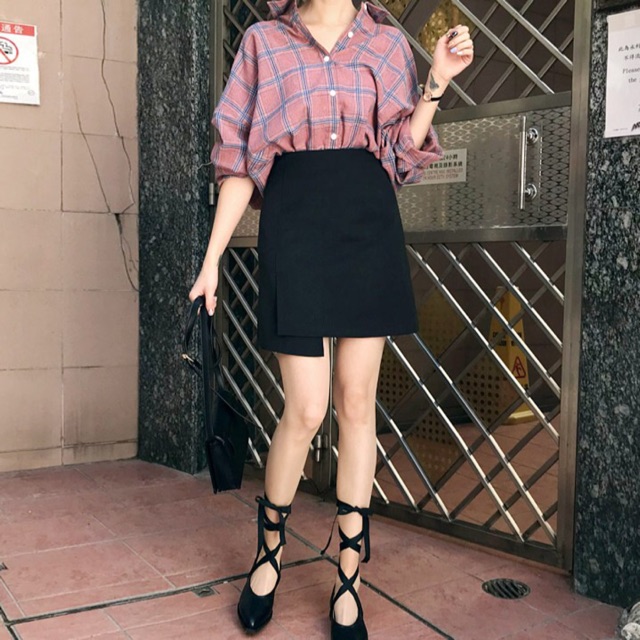 Chân Váy Ulzzang Chữ A Xinh Xắn | BigBuy360 - bigbuy360.vn