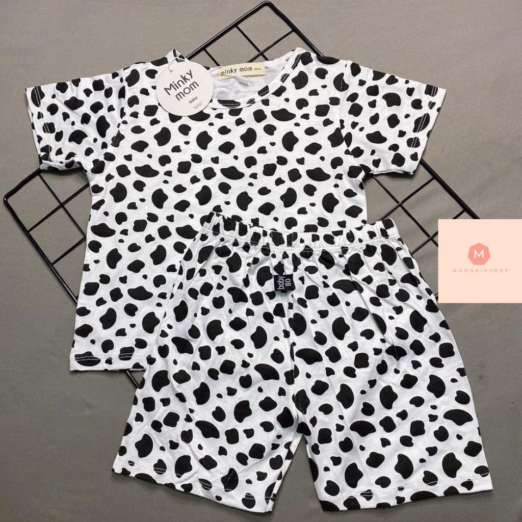 Bộ MINKYMOM Đùi Cho BéThun Lạnh 100%Họa Tiết THE SUN ngộ nghĩnh vui nhộn,dành cho bé trai,bé gái từ 7-22