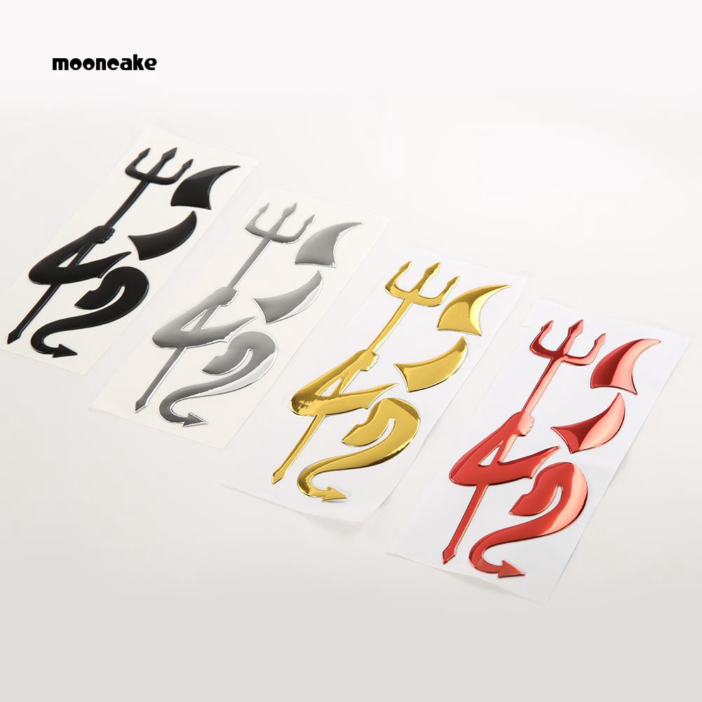 ☼Bánh Trung Thu☼Decal DáN Trang Trí HìNh QuáI VậT 3D Vui NhộN Cho Xe Hơi