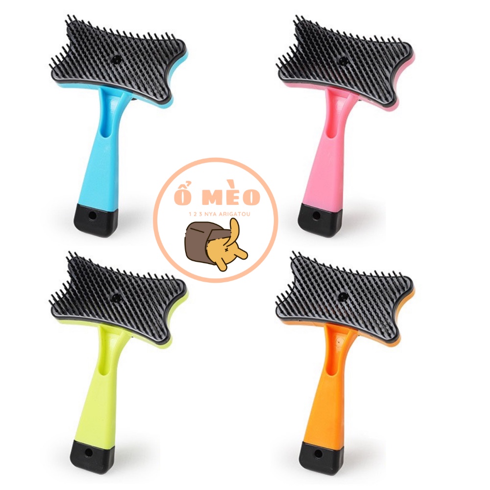 Lược chải lông chó mèo có nút bấm tiện dụng