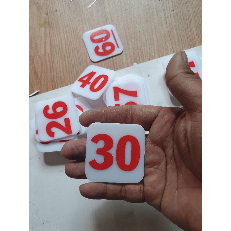 Thẻ số thẻ mặt máy làm theo yêu cầu