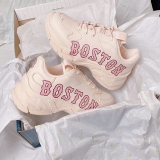 Giầy mlb boston hồng 1:1 ( full box + free ship )