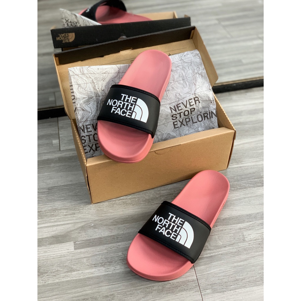 Dép TNF Đen Hồng Siêu Hót 🌈🌈🌈