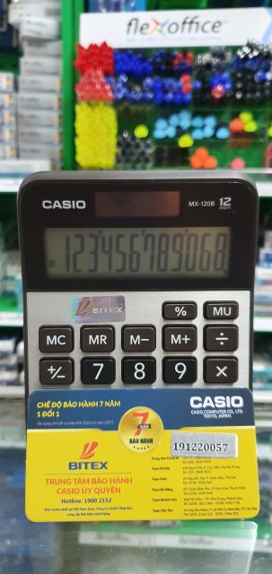 KHUYẾN MẠI Máy tính casio MX-120B. [SẢN PHẨM CHẤT LƯỢNG ]