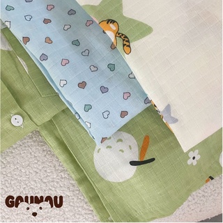 Đồ bộ pijama chất xô tre cao cấp [Gau Nau]