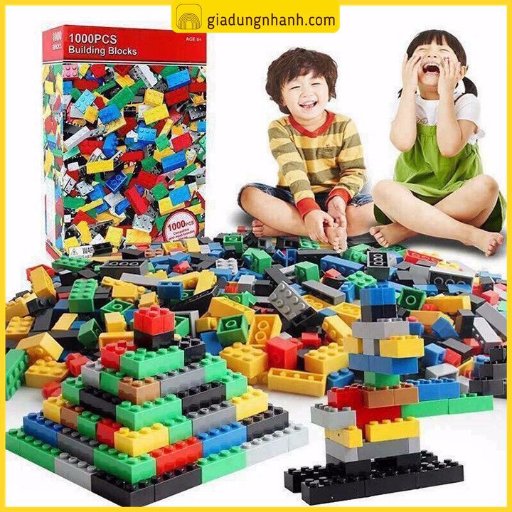 Bộ Đồ Chơi Xếp Hình Siêu Sáng Tạo 1000 Chi Tiết Cho Bé