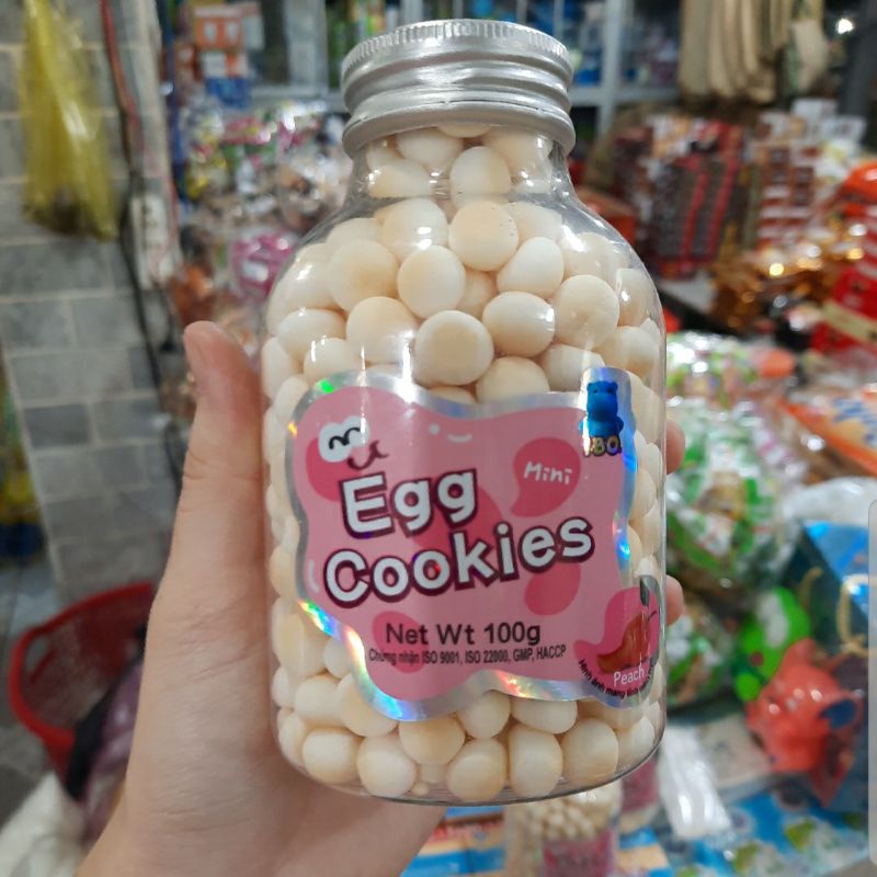 Bánh men trẻ em ăn dặm- Bánh trứng mini I.B.O Egg Cookies